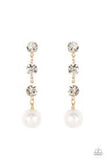 Yacht Scene - Gold Post Earrings