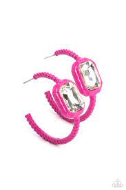 CALL ME TRENDY - PINK EARRINGS