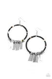 Garden Chimes - Black Earrings
