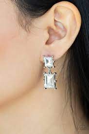Cosmic Queen - White Earring