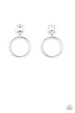 Prismatic Perfection - White Earrings