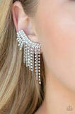 Thunderstruck Sparkle - White Post Earrings