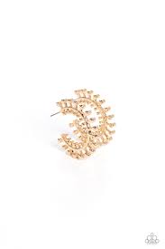 The Way You Make Me WHEEL - Gold Earrings