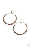 Simple Synchrony - Copper Earrings