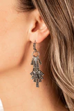 Fan of Glam Silver Earring