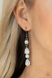 Raise Your Glass to Glamorous - Black Earrings