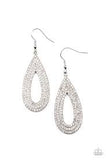 EXQUISITE EXAGGERATION WHITE EARRINGS