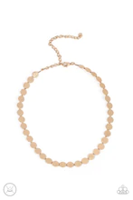 Flash Mob Flicker - Gold Necklace