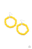 Living The WOOD Life - Yellow Earring