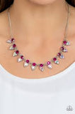 Razor-Sharp Refinement - Pink Necklace