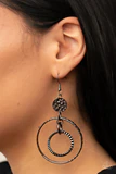 Mechanical Mecca - Black Earrings