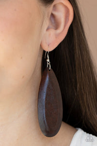 Tropical Ferry - Brown Earrings