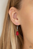 Crystal Couture - Red Necklace