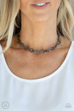 Urban Safari - Black Choker Necklace