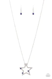 I Pledge Allegiance to the SPARKLE - Blue Necklace