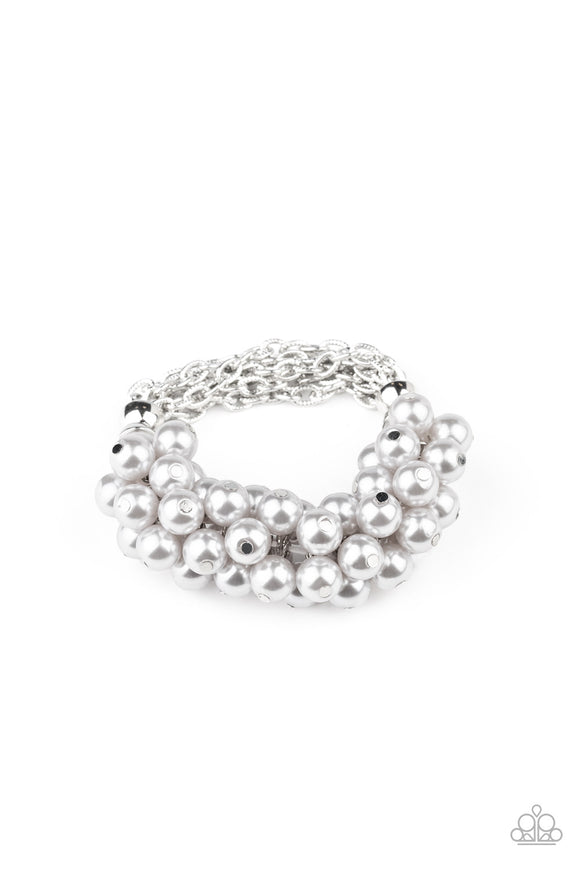 Paparazzi Up Class Clash - Silver Bracelet
