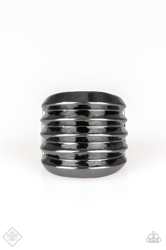 Hit Em Where It Hurts - Gunmetal Ring