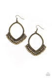 Heirloom Harmony - Brass Earrings