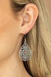 Paradise Picnic - Orange Earrings