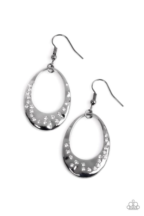 Classic Keepsake - Black Earrings