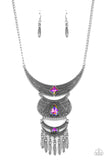 Lunar Enchantment - Multi Iridescent Necklace