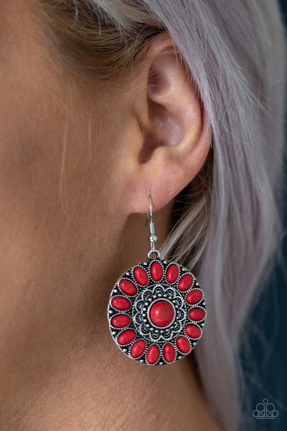 Desert Palette - Red Earring