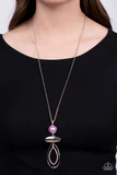 Modern Day Demure - Purple Necklace