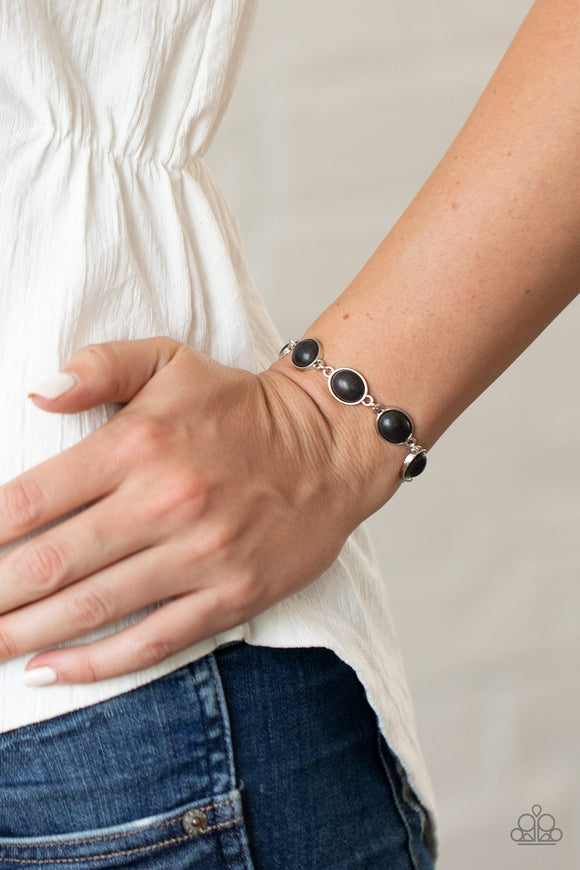 Nice Stonework - Black Bracelet