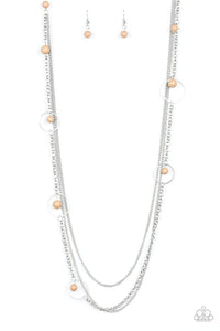 Collectively Carefree - Brown Necklace