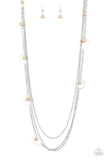 Collectively Carefree - Brown Necklace