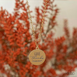 Give Thanks - Gold Necklace