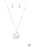 Oceanic Eclipse - White Necklace
