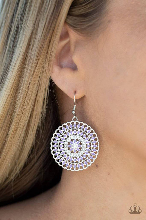 PINWHEEL and Deal - Purple Earrings