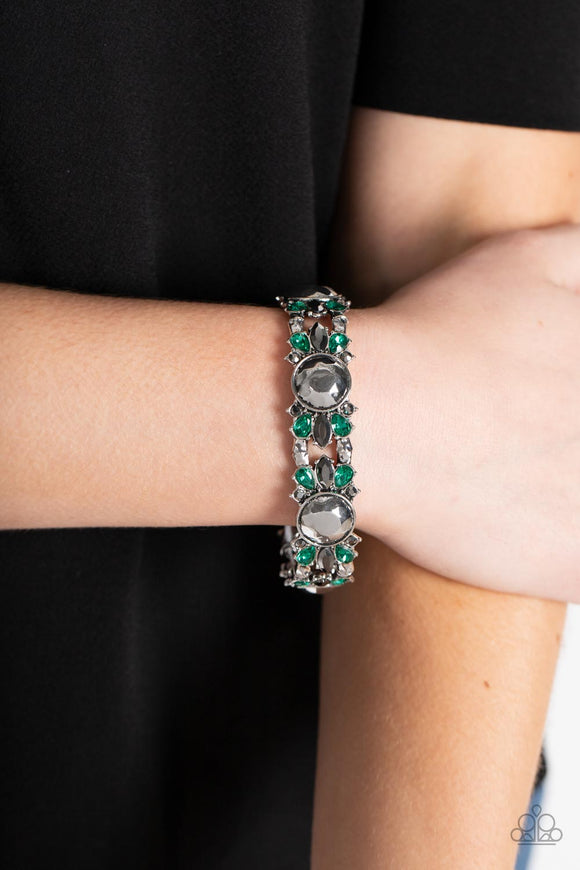 Definitely Diva - Green Bracelet