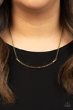 Collar Poppin' Sparkle - Brass Necklace