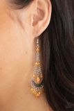 First In SHINE - orange earrings