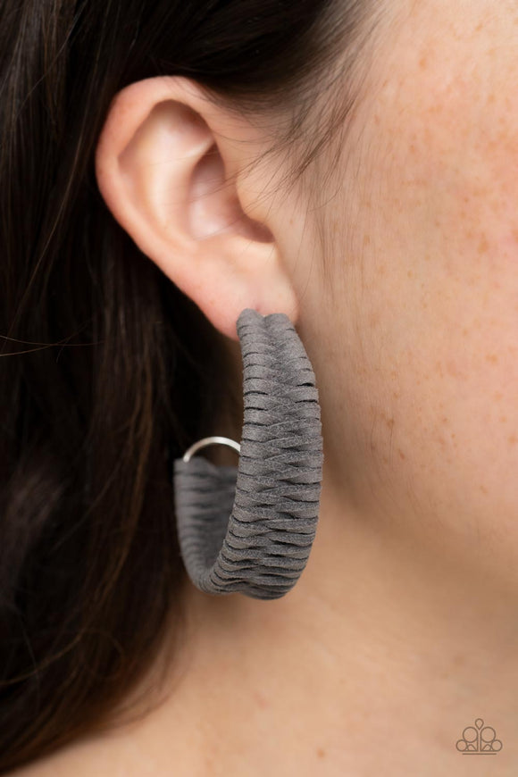 Rural Guru - Silver Hoop Earring