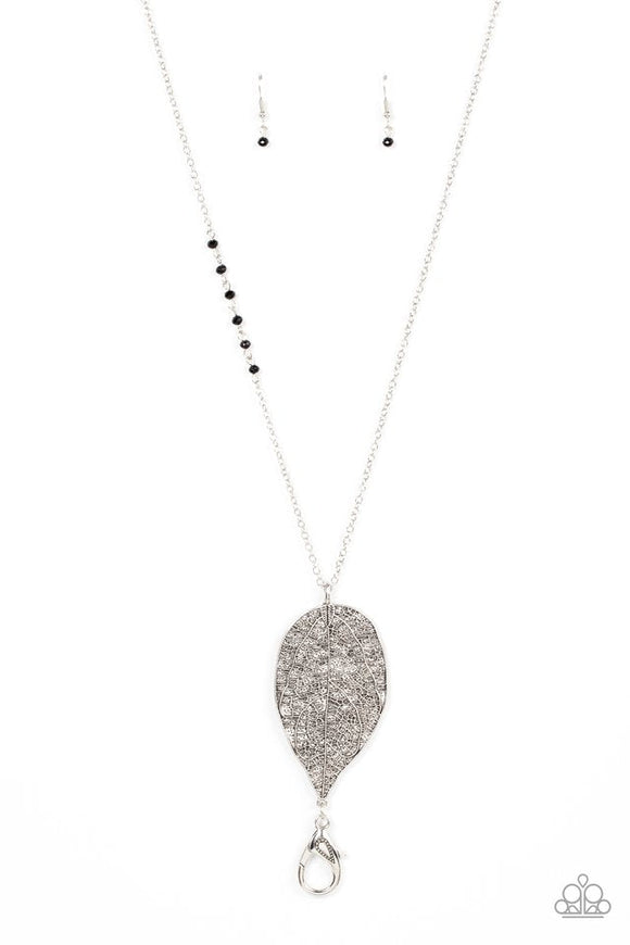 Frond Fantasy - Black Necklace