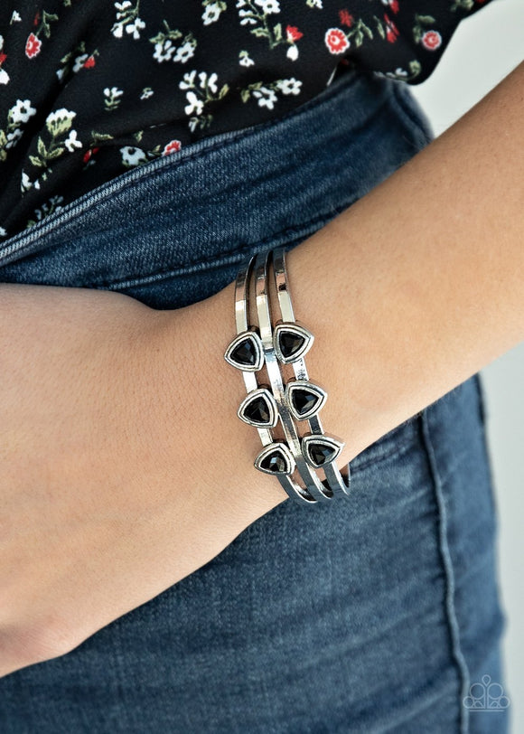 Tribal Triad - Black Bracelet