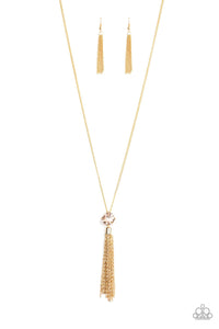 Five Alarm Firework - Gold Necklace