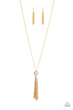 Five Alarm Firework - Gold Necklace