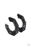 Fabulously Fiesta - Black Earrings