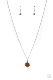 Gracefully Gemstone - Brown Necklace