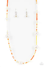 Modern Marina - Orange Necklace
