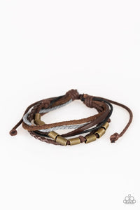 Paparazzi Forest Front Runner - Brown Bracelet