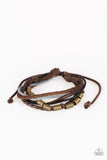 Paparazzi Forest Front Runner - Brown Bracelet
