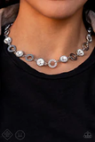 Rhinestone Rollout - White Choker
