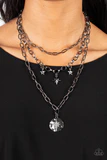 Under the Northern Lights - Black Necklace