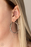 Clear The Way-White Earrings