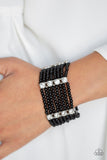 Get In Line - Black Bracelet